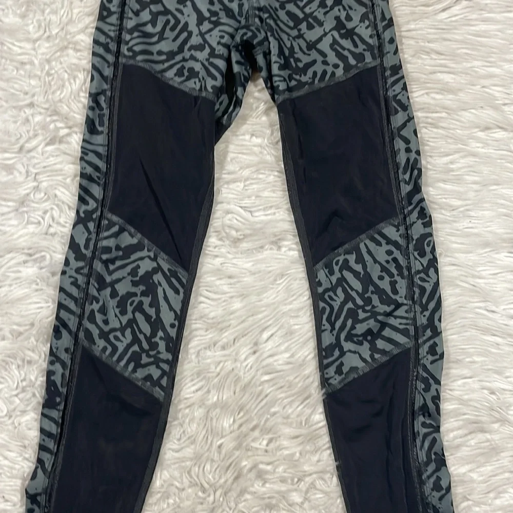 Lululemon Hot To Street Pant Biggie Brushed Animal Coal Black - Picture 10 of 11